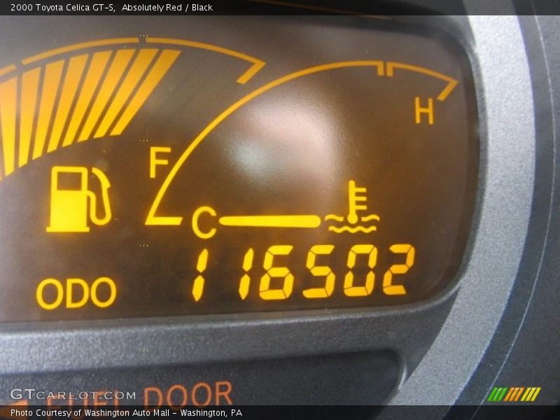 Absolutely Red / Black 2000 Toyota Celica GT-S