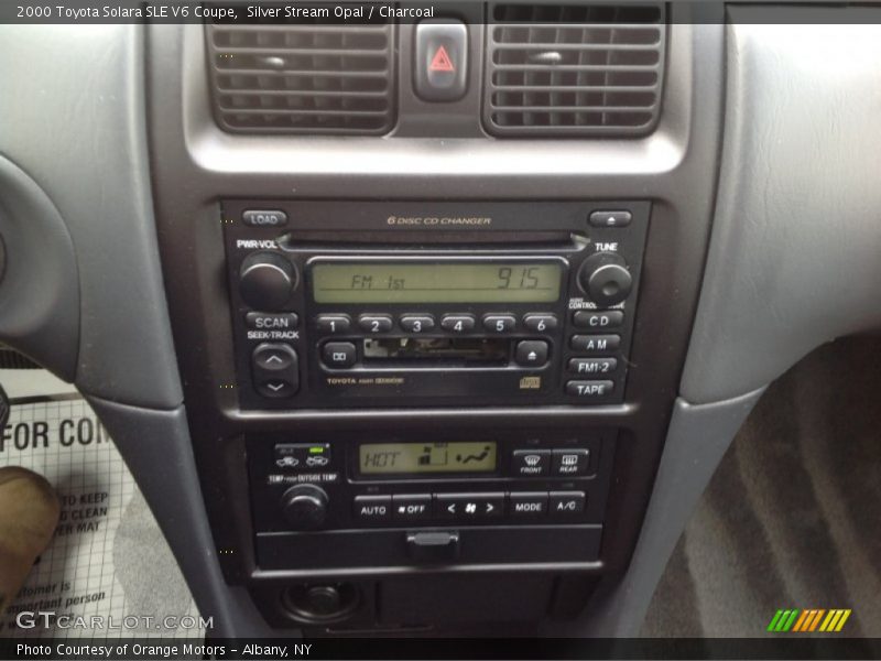 Silver Stream Opal / Charcoal 2000 Toyota Solara SLE V6 Coupe