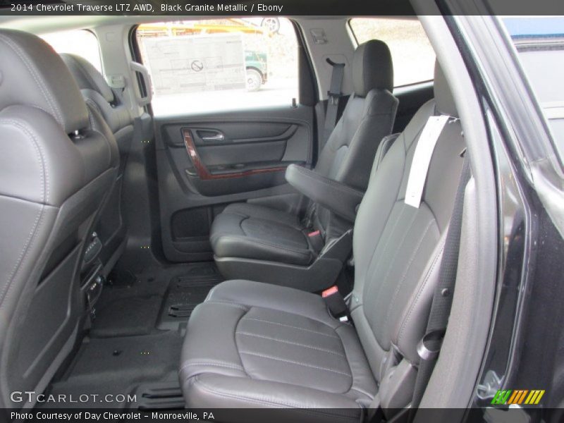 Black Granite Metallic / Ebony 2014 Chevrolet Traverse LTZ AWD