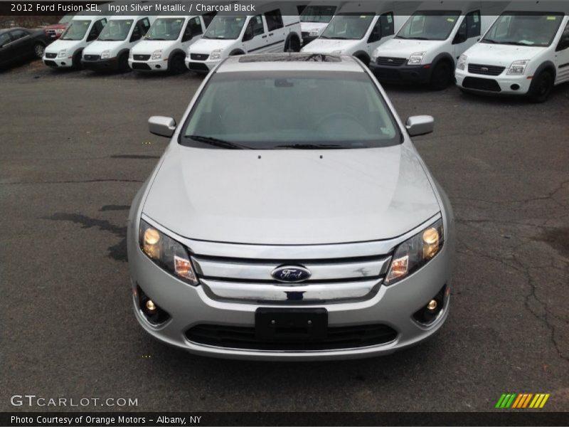 Ingot Silver Metallic / Charcoal Black 2012 Ford Fusion SEL