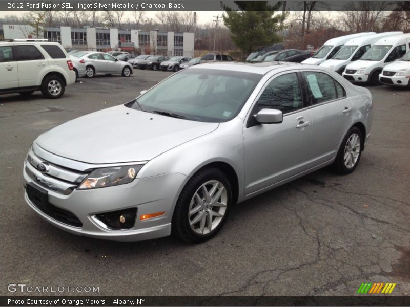 Ingot Silver Metallic / Charcoal Black 2012 Ford Fusion SEL