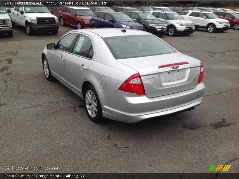 Ingot Silver Metallic / Charcoal Black 2012 Ford Fusion SEL