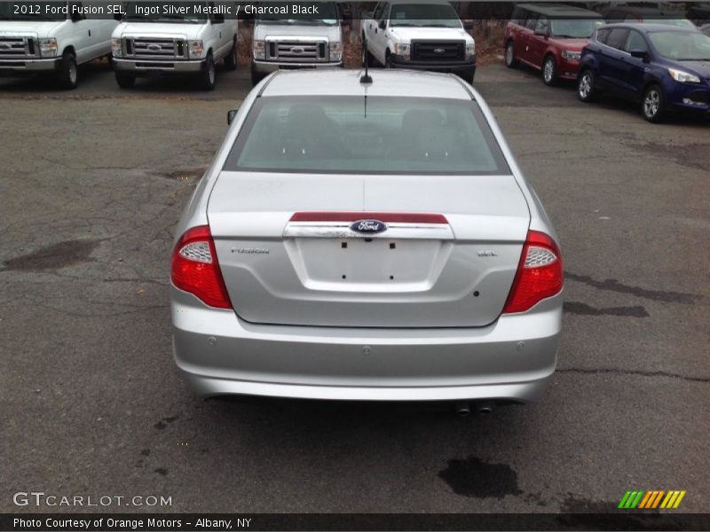 Ingot Silver Metallic / Charcoal Black 2012 Ford Fusion SEL