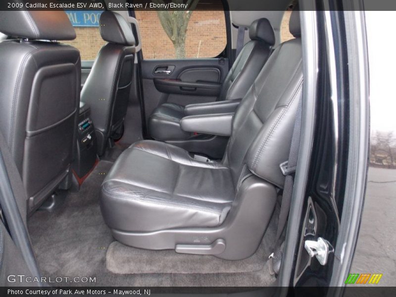 Black Raven / Ebony/Ebony 2009 Cadillac Escalade ESV AWD