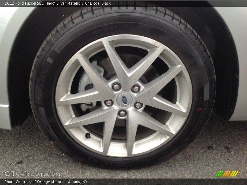 Ingot Silver Metallic / Charcoal Black 2012 Ford Fusion SEL