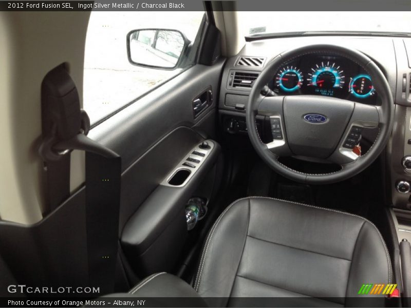 Ingot Silver Metallic / Charcoal Black 2012 Ford Fusion SEL
