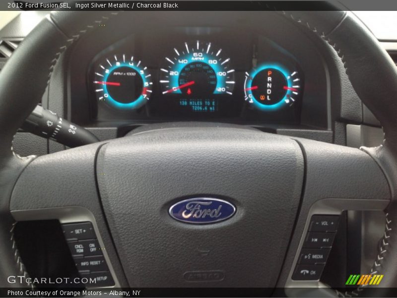 Ingot Silver Metallic / Charcoal Black 2012 Ford Fusion SEL