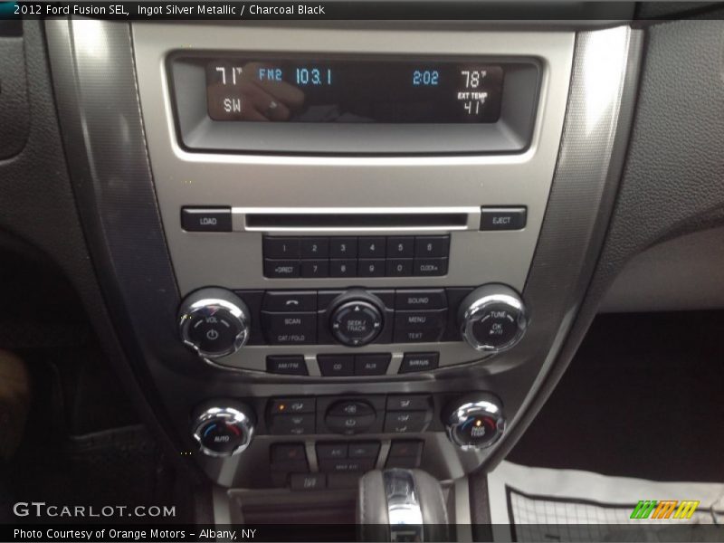 Ingot Silver Metallic / Charcoal Black 2012 Ford Fusion SEL