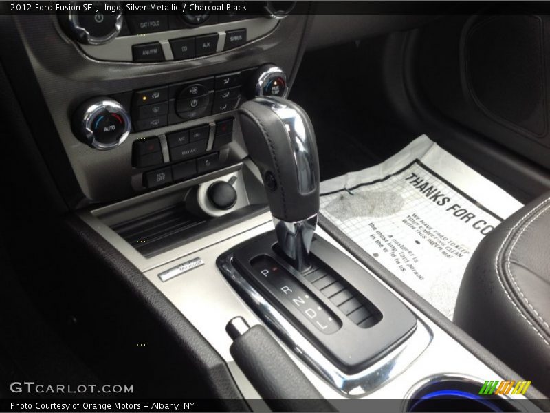 Ingot Silver Metallic / Charcoal Black 2012 Ford Fusion SEL