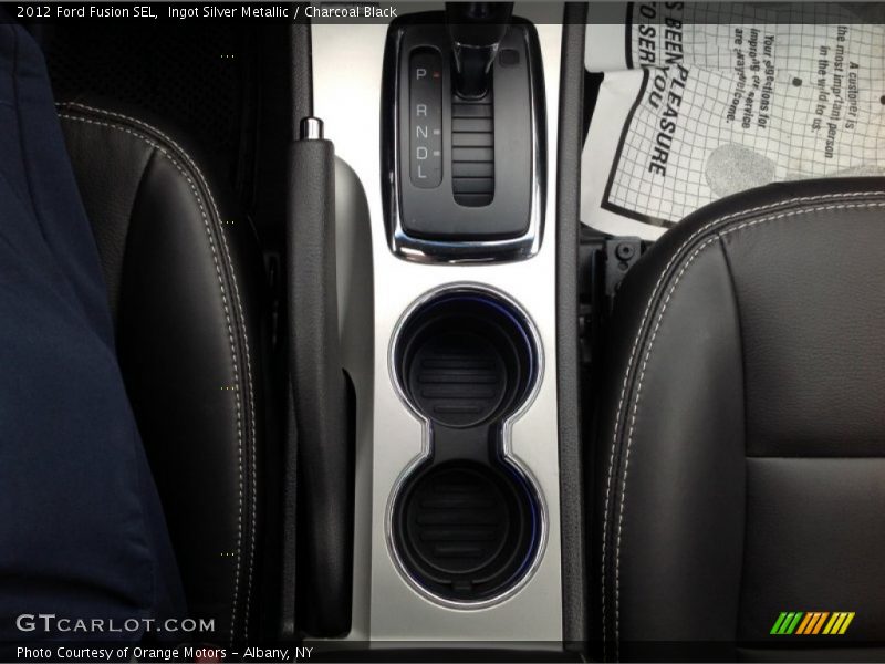 Ingot Silver Metallic / Charcoal Black 2012 Ford Fusion SEL