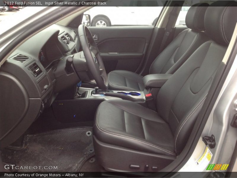 Ingot Silver Metallic / Charcoal Black 2012 Ford Fusion SEL