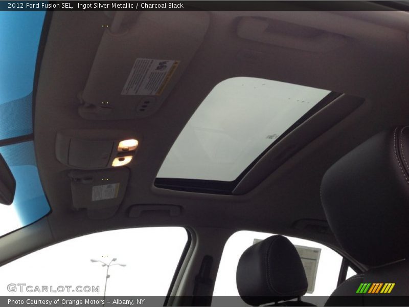 Ingot Silver Metallic / Charcoal Black 2012 Ford Fusion SEL