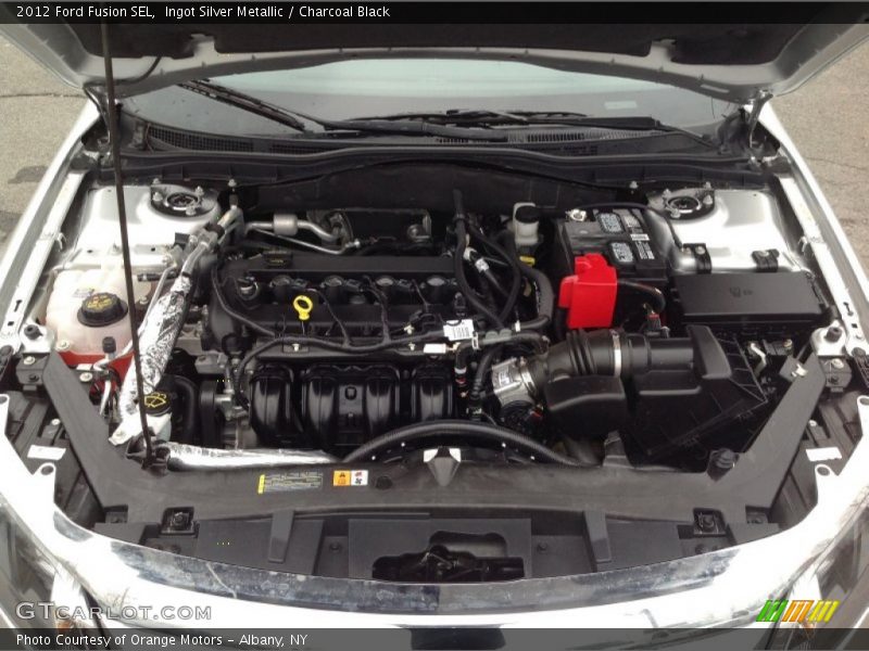 Ingot Silver Metallic / Charcoal Black 2012 Ford Fusion SEL