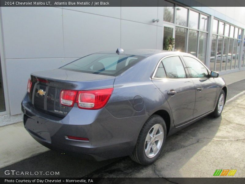 Atlantis Blue Metallic / Jet Black 2014 Chevrolet Malibu LT