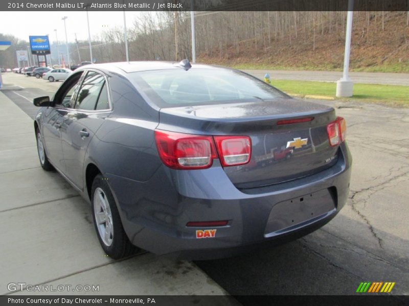 Atlantis Blue Metallic / Jet Black 2014 Chevrolet Malibu LT