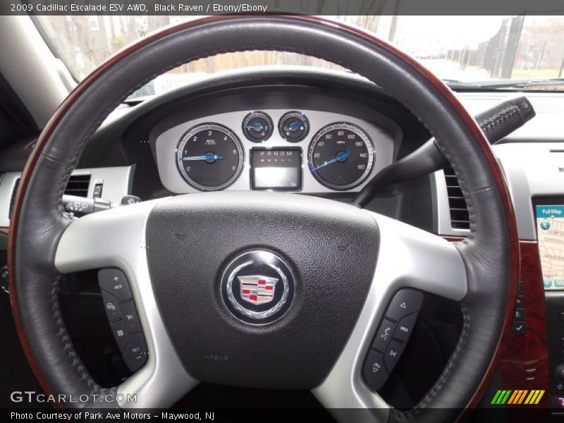 Black Raven / Ebony/Ebony 2009 Cadillac Escalade ESV AWD