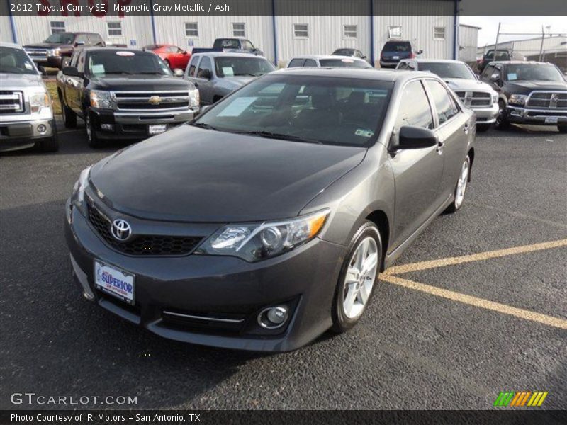 Magnetic Gray Metallic / Ash 2012 Toyota Camry SE