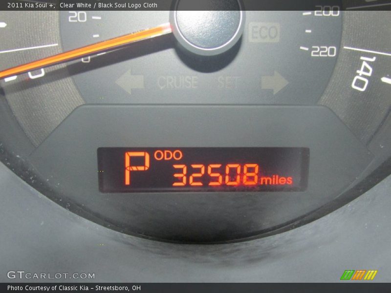 Clear White / Black Soul Logo Cloth 2011 Kia Soul +