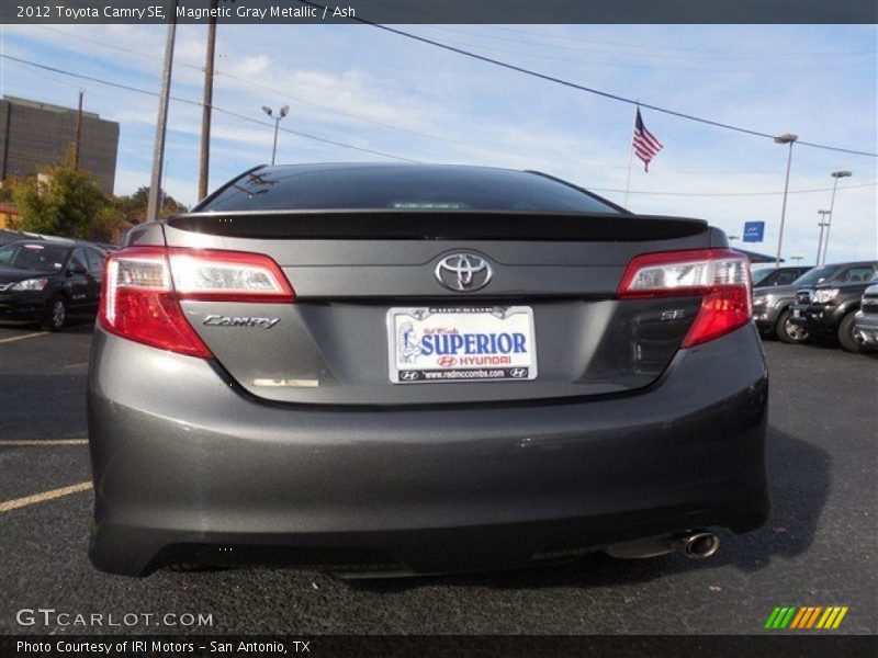 Magnetic Gray Metallic / Ash 2012 Toyota Camry SE