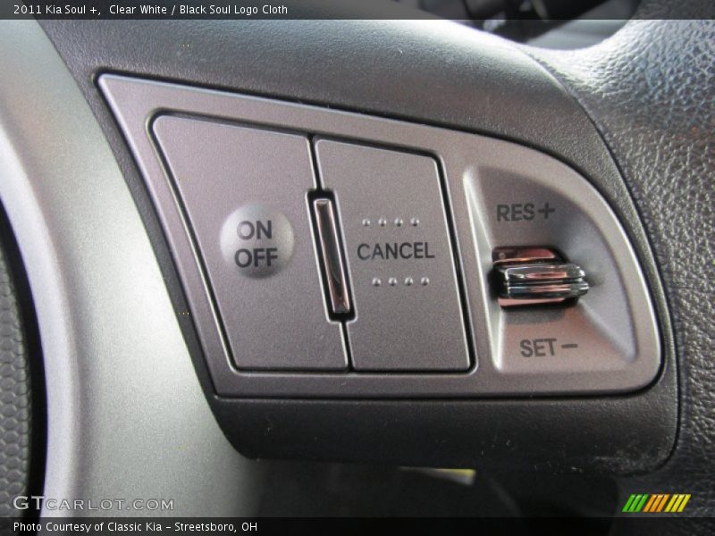 Clear White / Black Soul Logo Cloth 2011 Kia Soul +