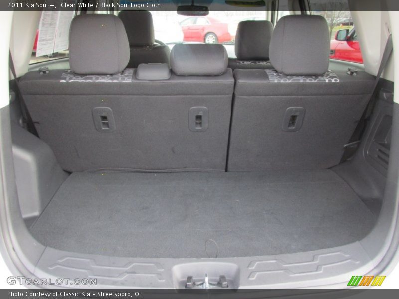 Clear White / Black Soul Logo Cloth 2011 Kia Soul +