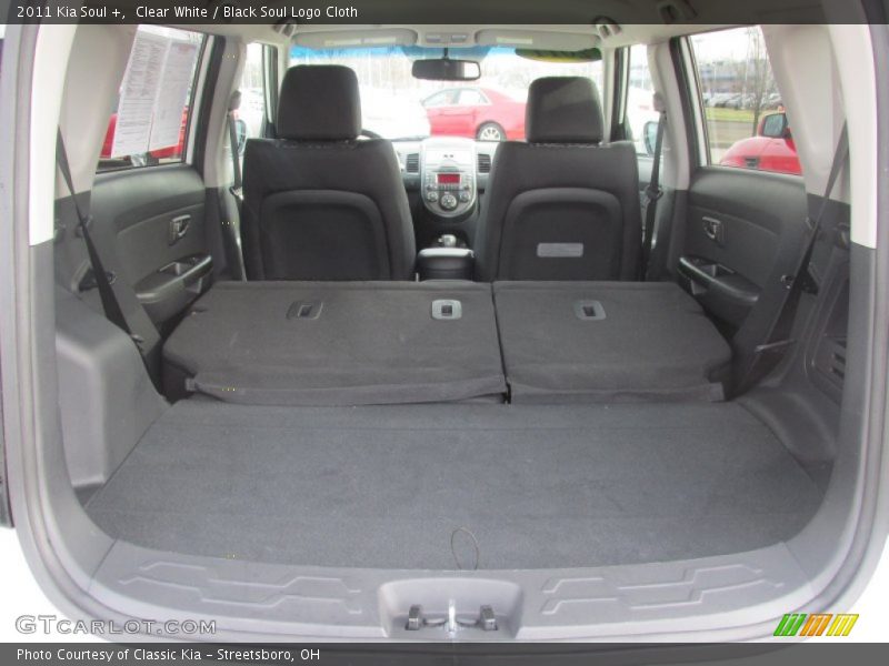 Clear White / Black Soul Logo Cloth 2011 Kia Soul +