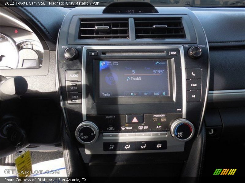 Magnetic Gray Metallic / Ash 2012 Toyota Camry SE