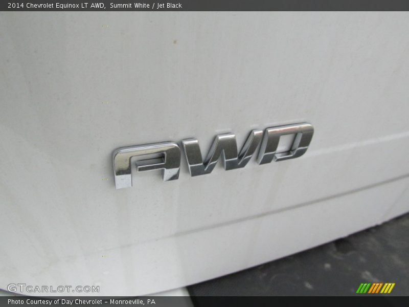 Summit White / Jet Black 2014 Chevrolet Equinox LT AWD