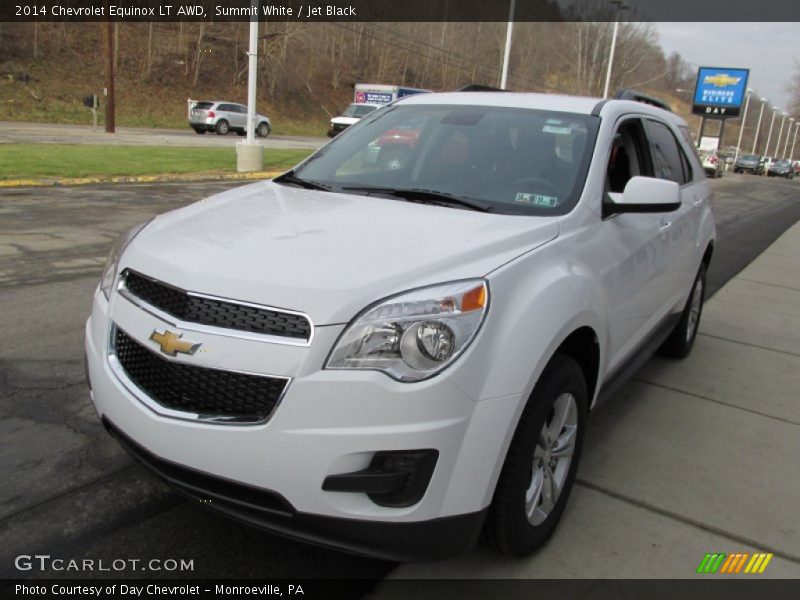 Summit White / Jet Black 2014 Chevrolet Equinox LT AWD
