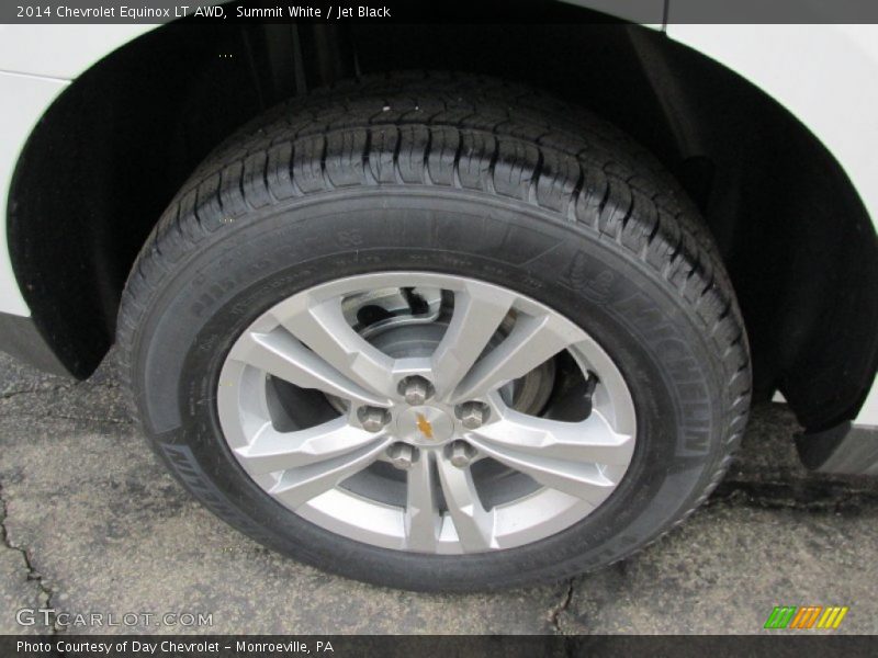 Summit White / Jet Black 2014 Chevrolet Equinox LT AWD