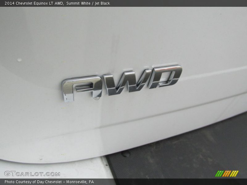Summit White / Jet Black 2014 Chevrolet Equinox LT AWD