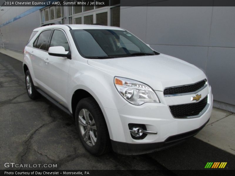 Summit White / Jet Black 2014 Chevrolet Equinox LT AWD