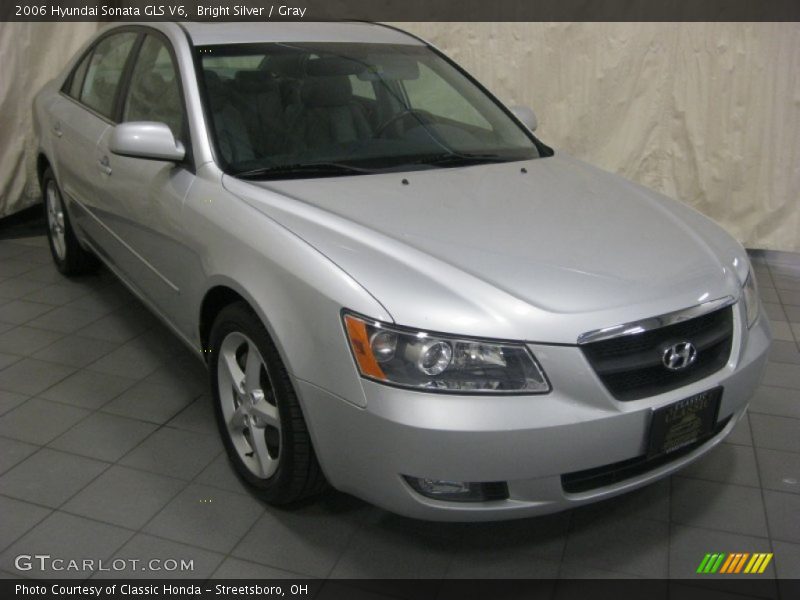 Bright Silver / Gray 2006 Hyundai Sonata GLS V6