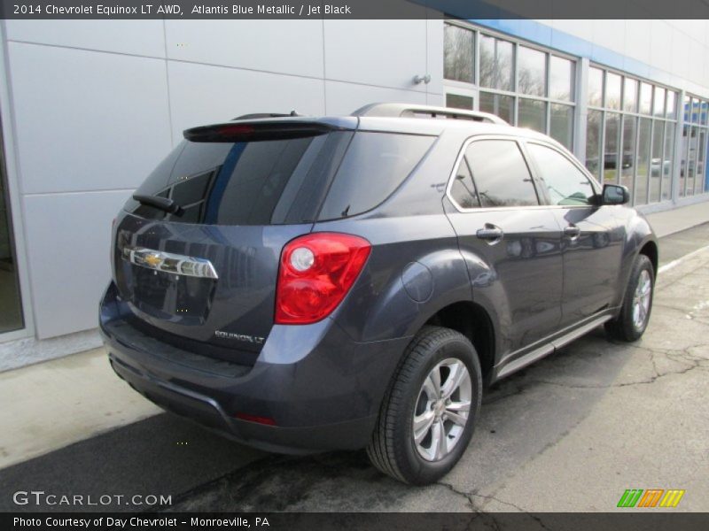 Atlantis Blue Metallic / Jet Black 2014 Chevrolet Equinox LT AWD
