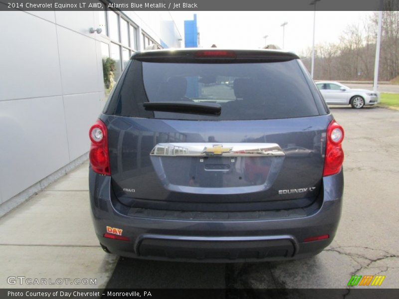 Atlantis Blue Metallic / Jet Black 2014 Chevrolet Equinox LT AWD