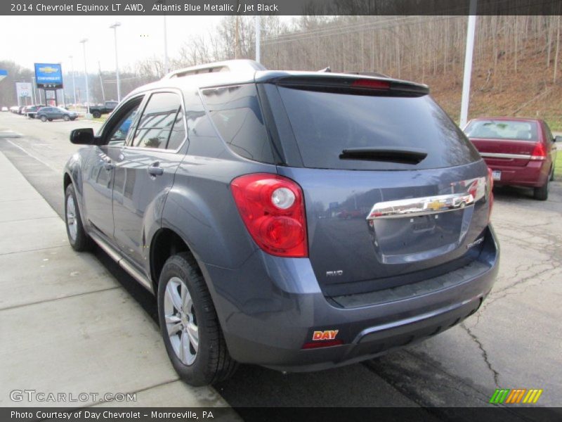 Atlantis Blue Metallic / Jet Black 2014 Chevrolet Equinox LT AWD