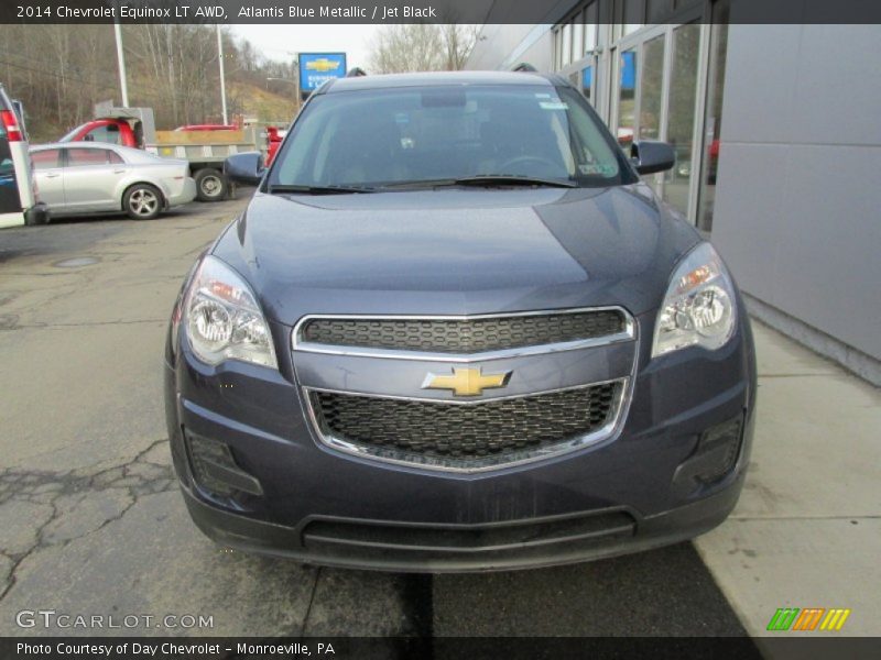 Atlantis Blue Metallic / Jet Black 2014 Chevrolet Equinox LT AWD