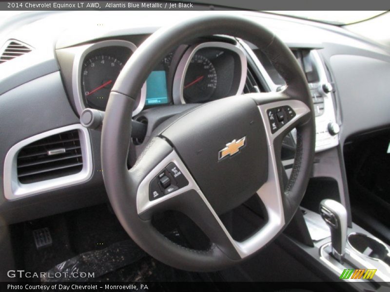 Atlantis Blue Metallic / Jet Black 2014 Chevrolet Equinox LT AWD