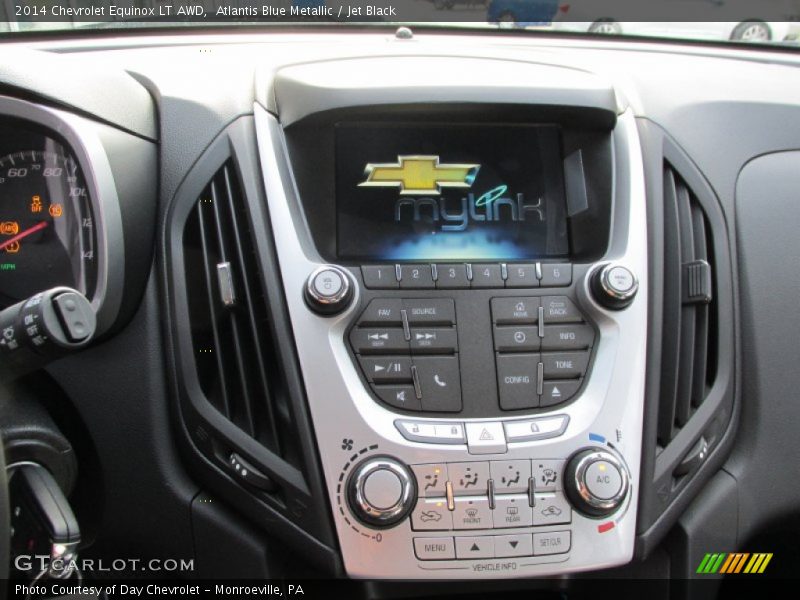 Atlantis Blue Metallic / Jet Black 2014 Chevrolet Equinox LT AWD