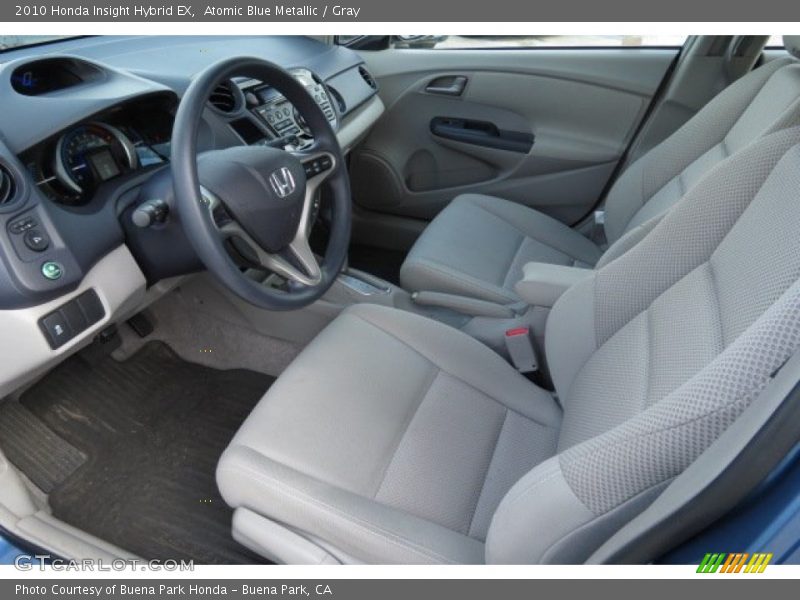 Atomic Blue Metallic / Gray 2010 Honda Insight Hybrid EX