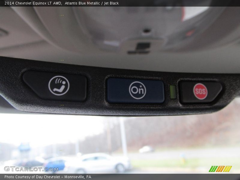 Atlantis Blue Metallic / Jet Black 2014 Chevrolet Equinox LT AWD
