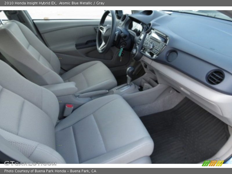 Atomic Blue Metallic / Gray 2010 Honda Insight Hybrid EX