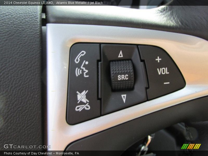 Atlantis Blue Metallic / Jet Black 2014 Chevrolet Equinox LT AWD