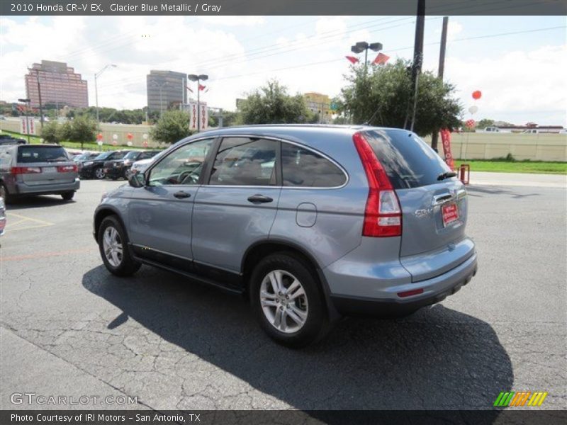 Glacier Blue Metallic / Gray 2010 Honda CR-V EX