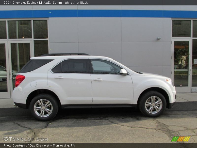 Summit White / Jet Black 2014 Chevrolet Equinox LT AWD