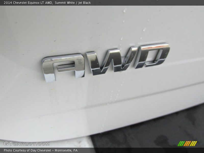 Summit White / Jet Black 2014 Chevrolet Equinox LT AWD