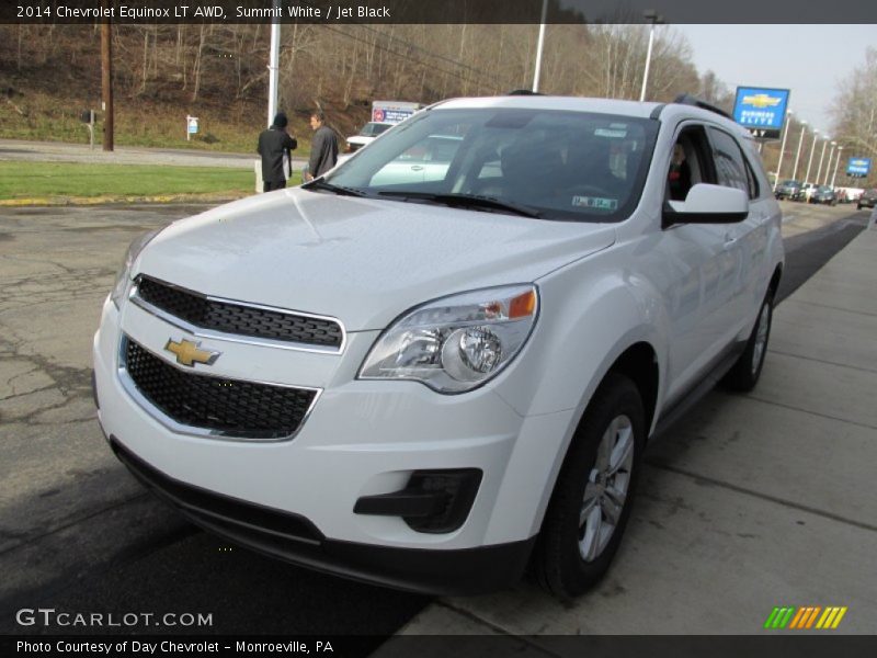 Summit White / Jet Black 2014 Chevrolet Equinox LT AWD