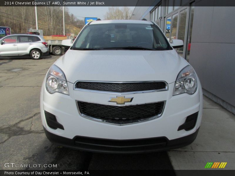 Summit White / Jet Black 2014 Chevrolet Equinox LT AWD