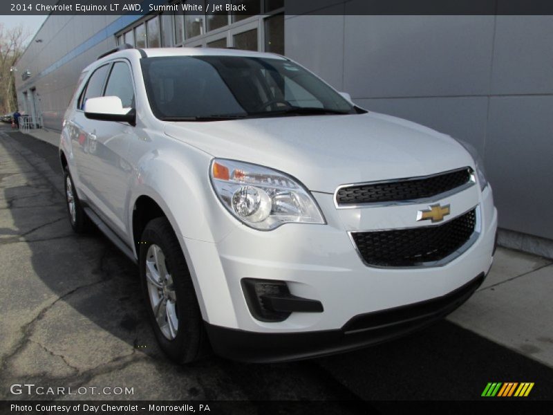 Summit White / Jet Black 2014 Chevrolet Equinox LT AWD