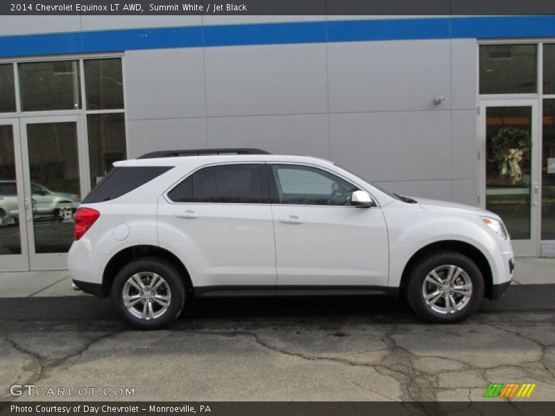 Summit White / Jet Black 2014 Chevrolet Equinox LT AWD